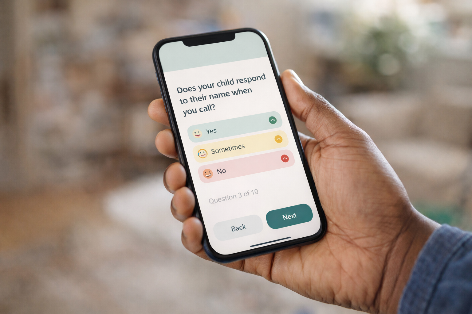 Care Without Label app on a phone